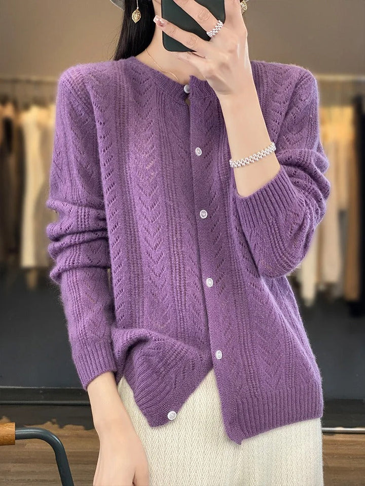 Mirla | 100% Ull Cardigan-Eva Jonsson