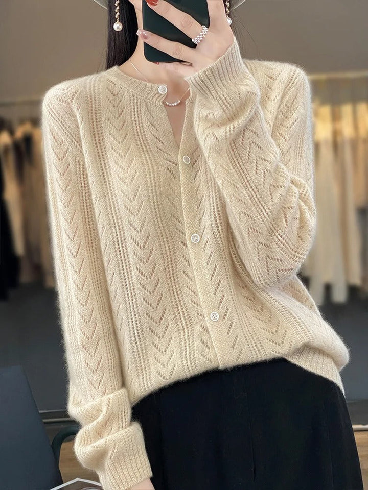 Mirla | 100% Ull Cardigan-Eva Jonsson