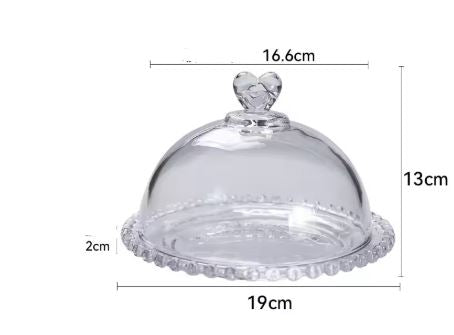 Mirla | 19 CM Tårtfat med Klocka (Set)-Eva Jonsson