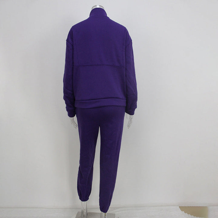 Mirla | 2-Delad Zip-Hals-Set för Sportig Elegans-Eva Jonsson