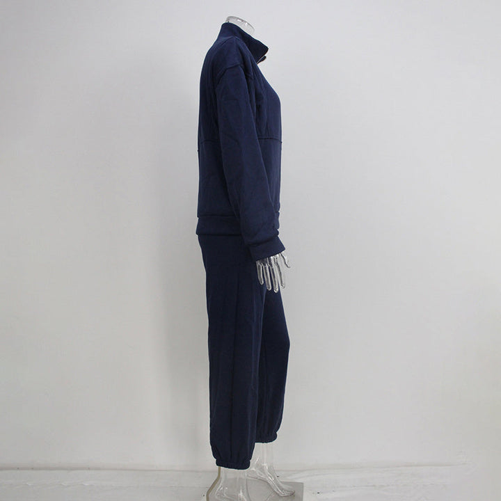 Mirla | 2-Delad Zip-Hals-Set för Sportig Elegans-Eva Jonsson