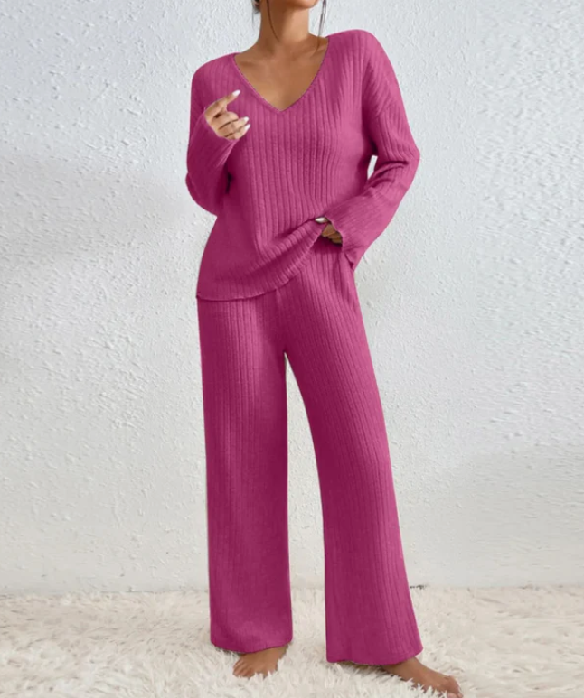 Mirla | 2-delad stickad set-Eva Jonsson