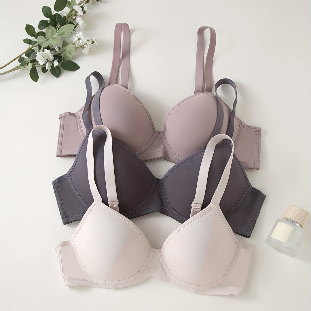 Mirla | 3 Delad Sömlös Anti-Svindel Push Up Bh-Eva Jonsson