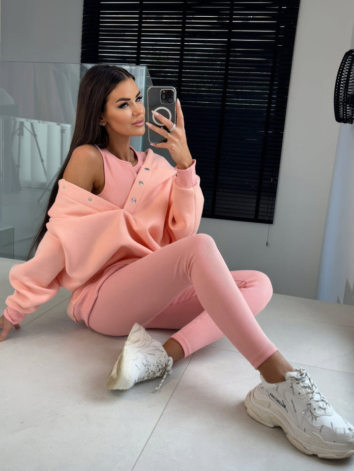 Mirla | 3 Delar Mysig Lounge Set för Kvinnor-Eva Jonsson