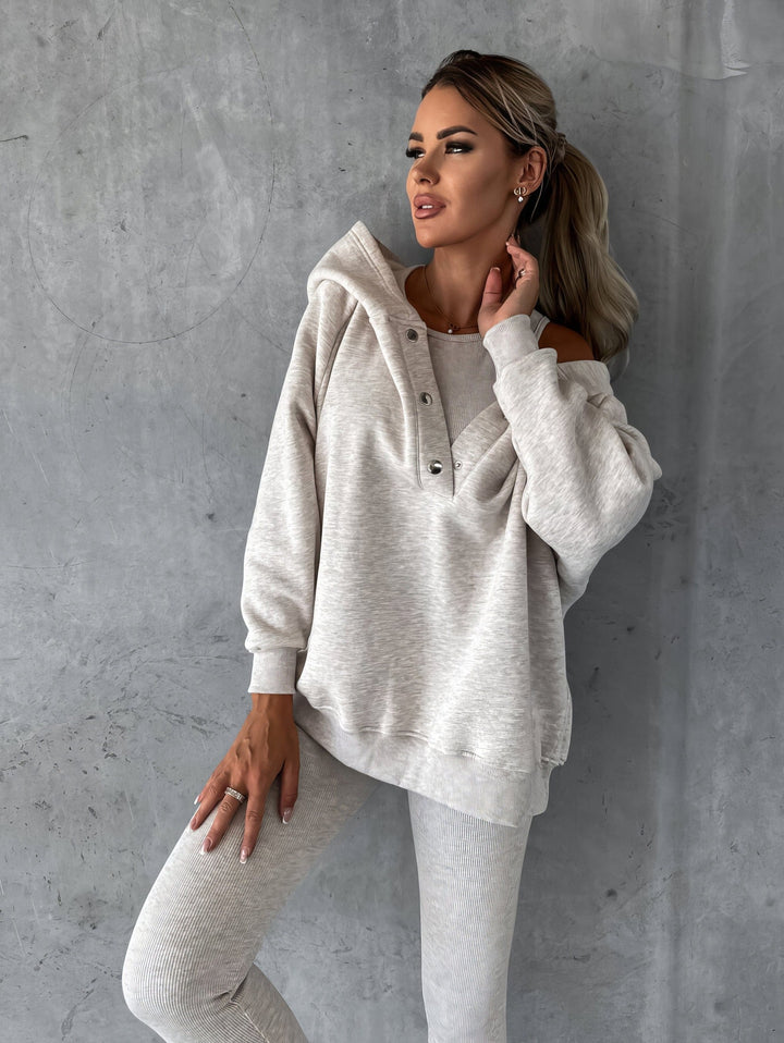 Mirla | 3 Delar Mysig Lounge Set för Kvinnor-Eva Jonsson