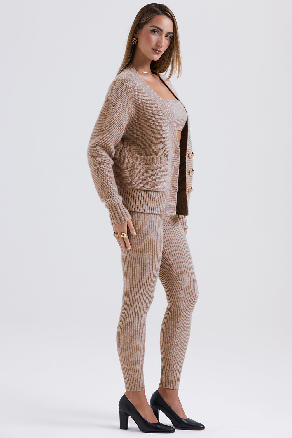 Mirla | 3-Delat Set Grovt Stickat-Eva Jonsson
