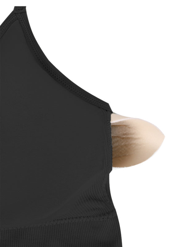 Mirla | 3-pack Dam Sport-BH Vadderad Crisscross Yoga BH Sömlös Medium Impact Fitness Activewear-Eva Jonsson