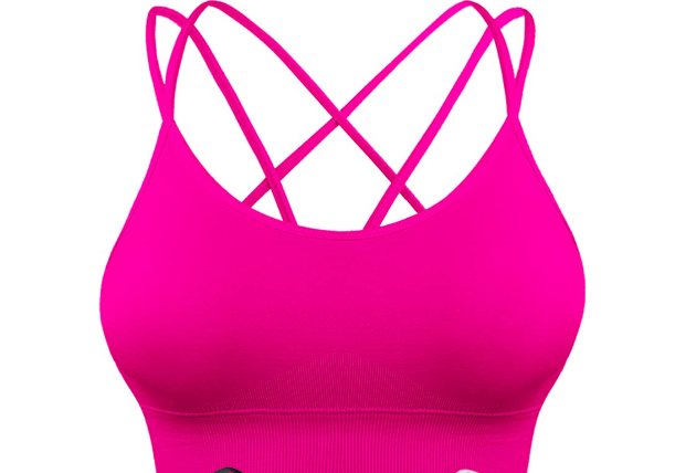 Mirla | 3-pack Dam Sport-BH Vadderad Crisscross Yoga BH Sömlös Medium Impact Fitness Activewear-Eva Jonsson