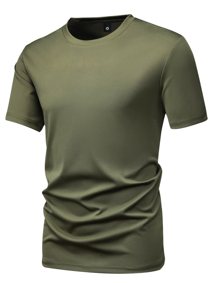 Mirla | 3-pack Herr T-shirts med kort ärm, somrigt enfärgat färg-Eva Jonsson