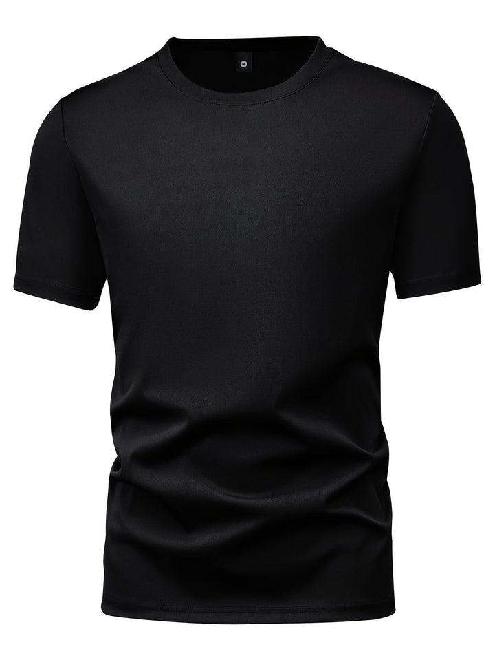 Mirla | 3-pack Herr T-shirts med kort ärm, somrigt enfärgat färg-Eva Jonsson
