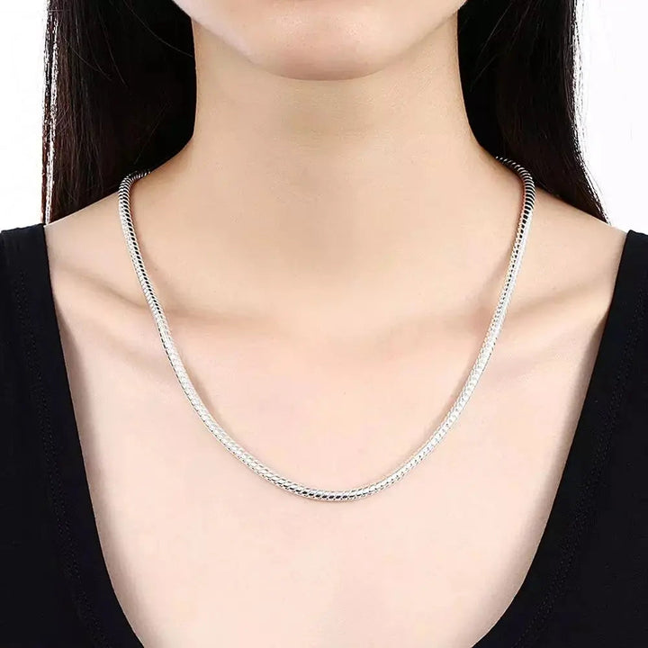 Mirla | 925 3Mm Sterling Silver Orm Kedja-Eva Jonsson