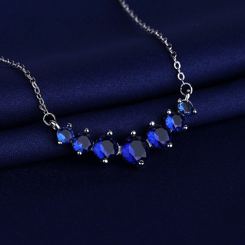 Mirla | 925 Sterling Moissanit Halsband-Eva Jonsson