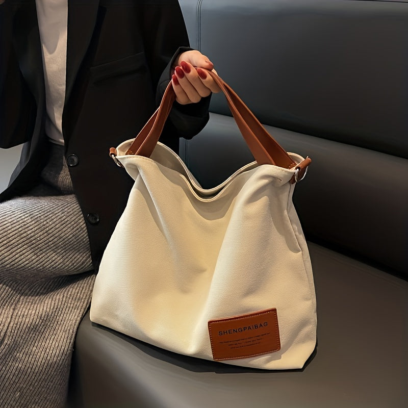 Mirla | Adelebag Enkel Axelväska i Canvas-Eva Jonsson