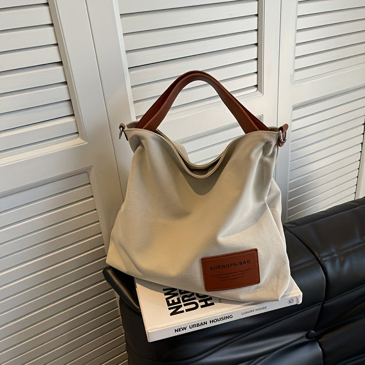 Mirla | Adelebag Enkel Axelväska i Canvas-Eva Jonsson