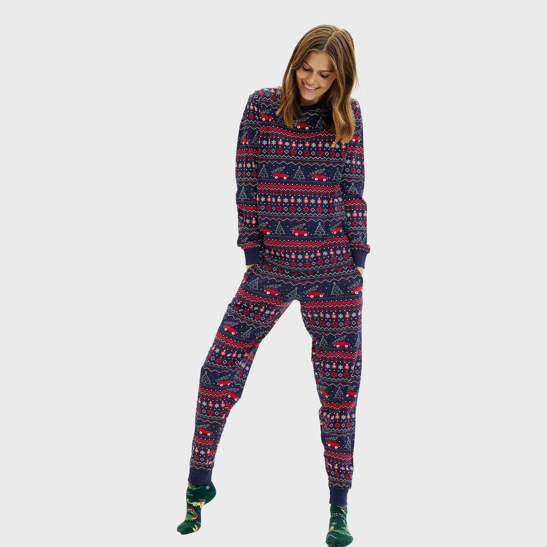 Mirla | Åka hem för jul Pyjamas kvinnor-Eva Jonsson