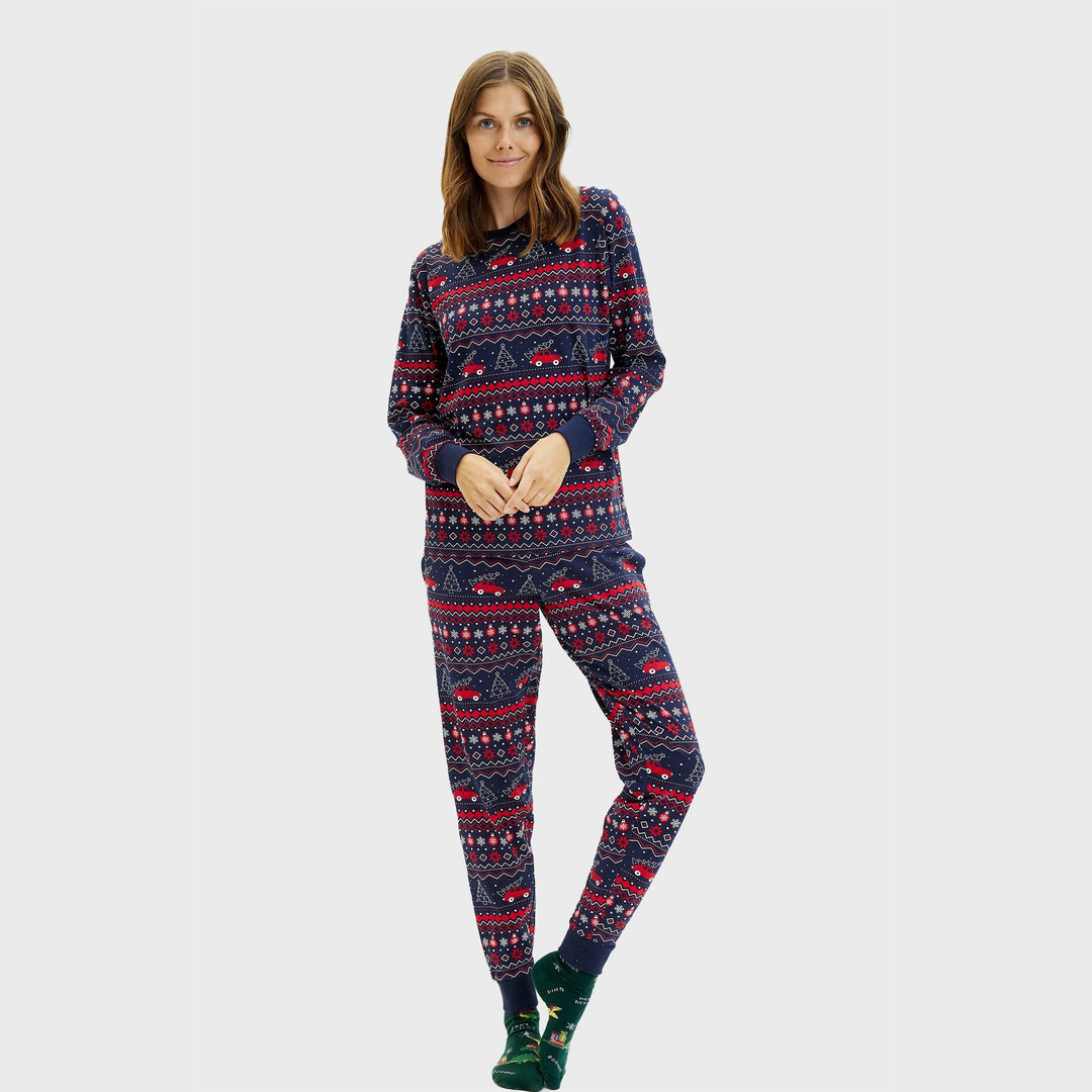 Mirla | Åka hem för jul Pyjamas kvinnor-Eva Jonsson