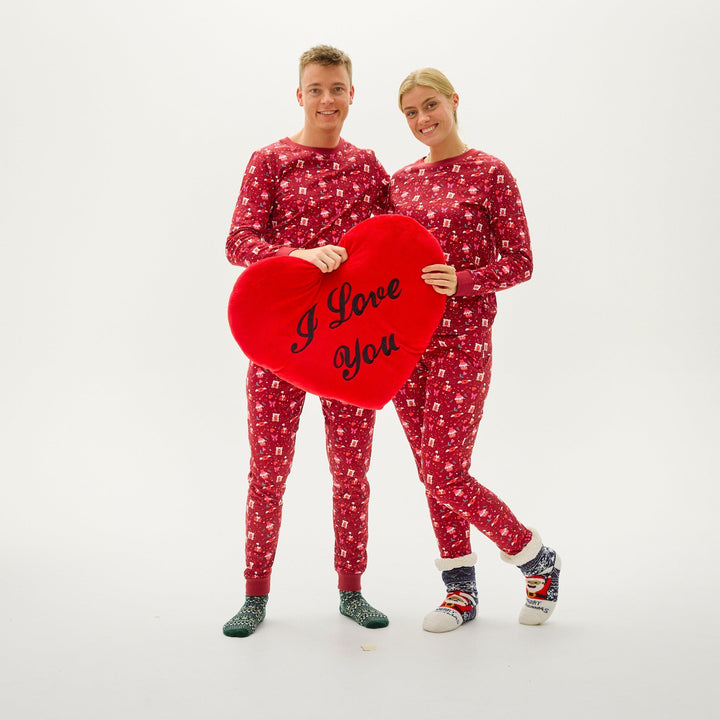 Mirla | Alla Hjärtans Dag Julsoviskläder Röd - Barn-Eva Jonsson