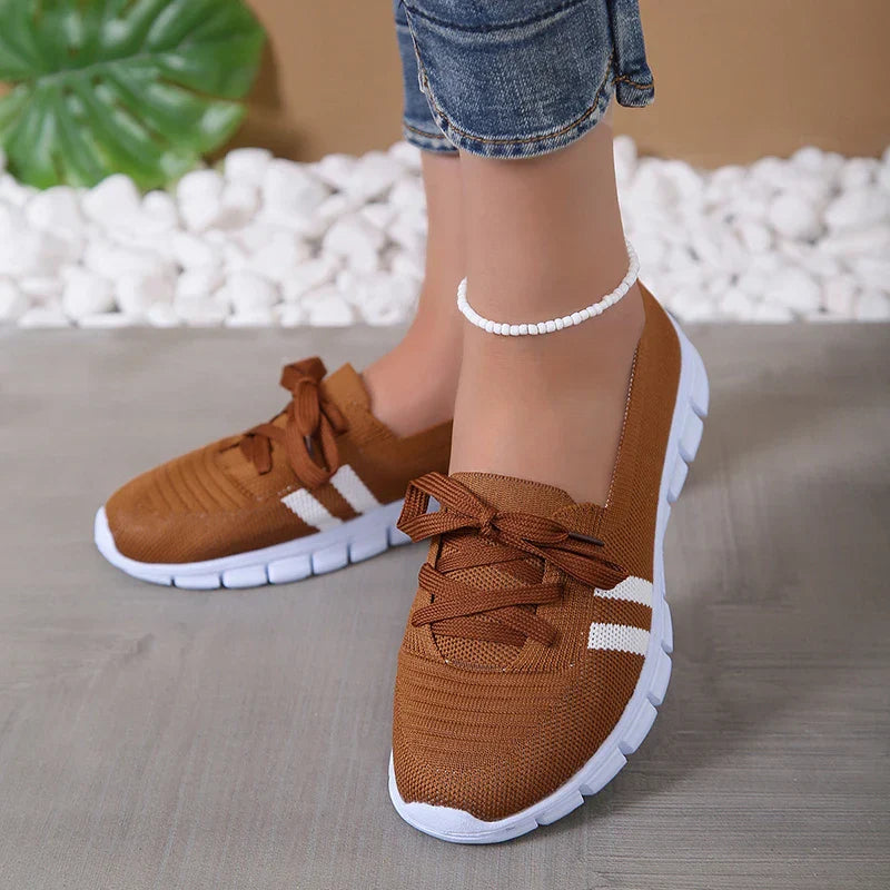 Mirla | Andningsaktiva Stickade Sneakers-Eva Jonsson