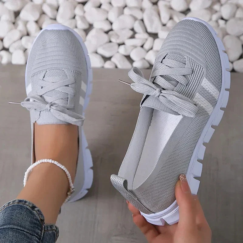 Mirla | Andningsaktiva Stickade Sneakers-Eva Jonsson