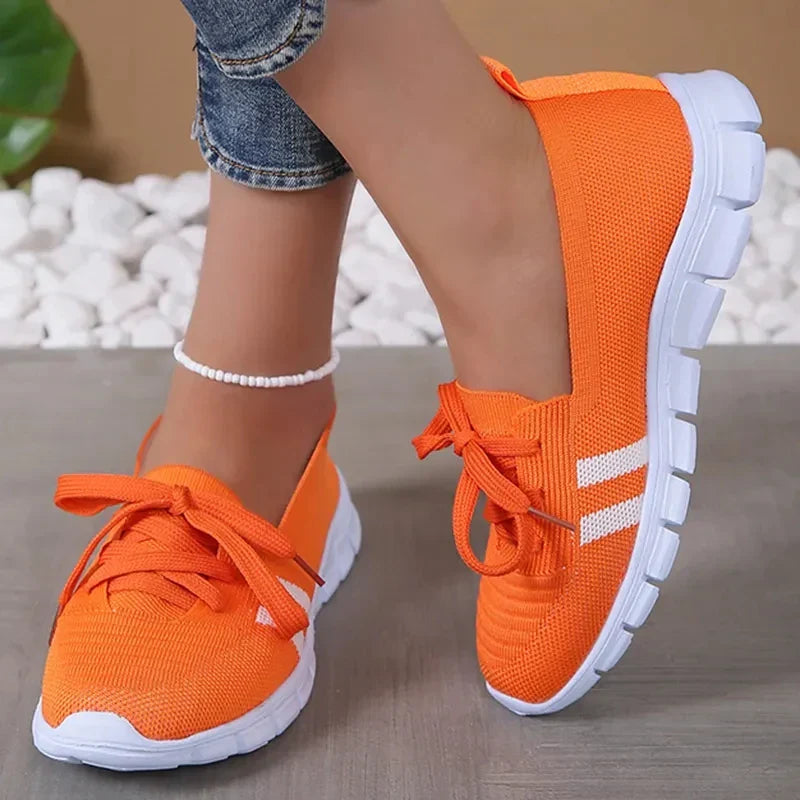 Mirla | Andningsaktiva Stickade Sneakers-Eva Jonsson