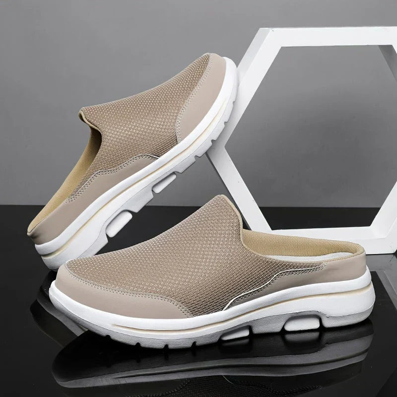 Mirla | Andningsbara Mesh Slip Ons Skor för Herrar-Eva Jonsson