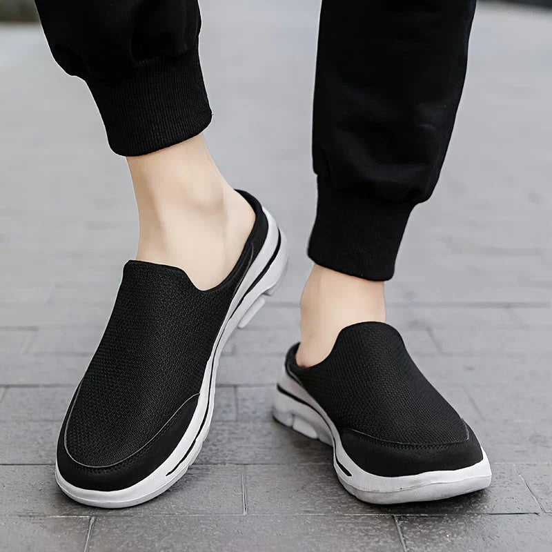 Mirla | Andningsbara Mesh Slip Ons Skor för Herrar-Eva Jonsson