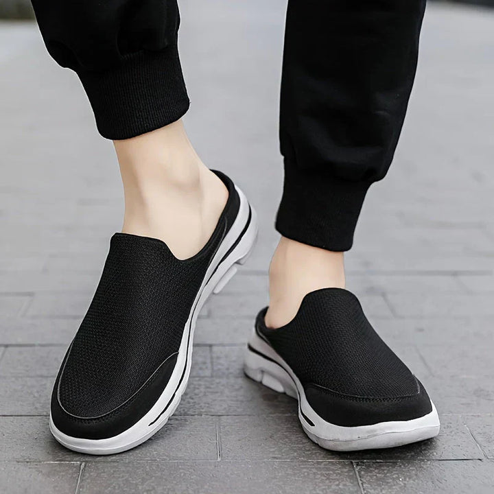 Mirla | Andningsbara Mesh Slip Ons Skor för Herrar-Eva Jonsson