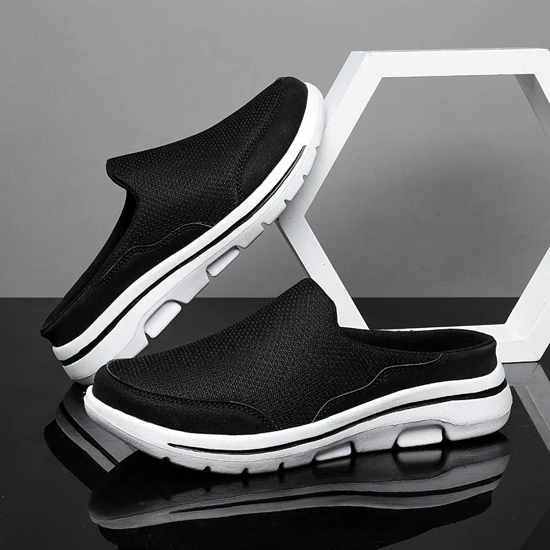 Mirla | Andningsbara Mesh Slip Ons Skor för Herrar-Eva Jonsson