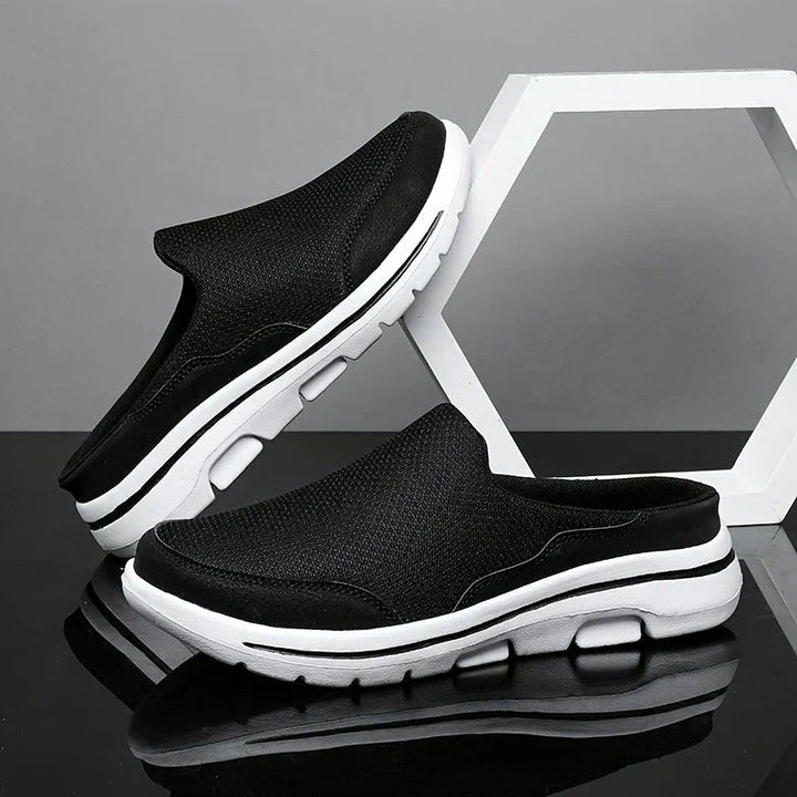 Mirla | Andningsbara Mesh Slip Ons Skor för Herrar-Eva Jonsson