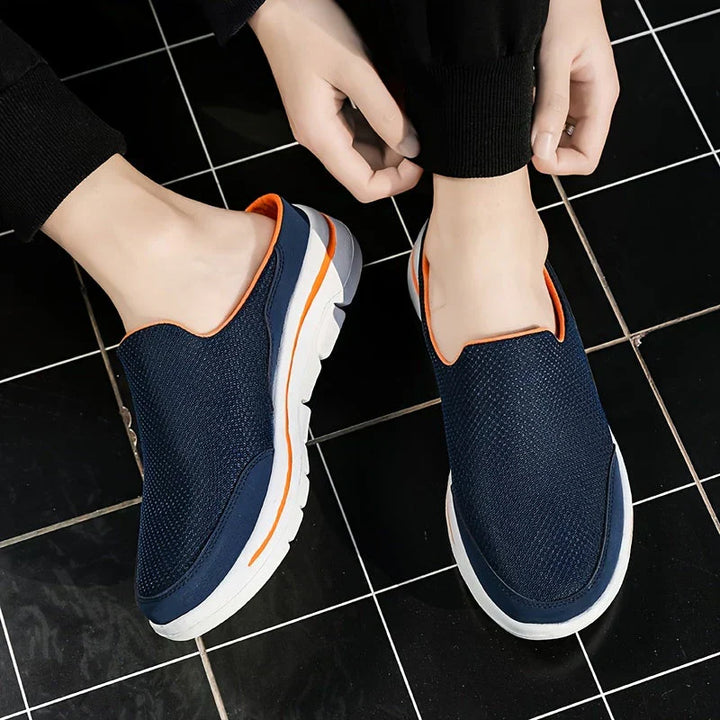 Mirla | Andningsbara Mesh Slip Ons Skor för Herrar-Eva Jonsson