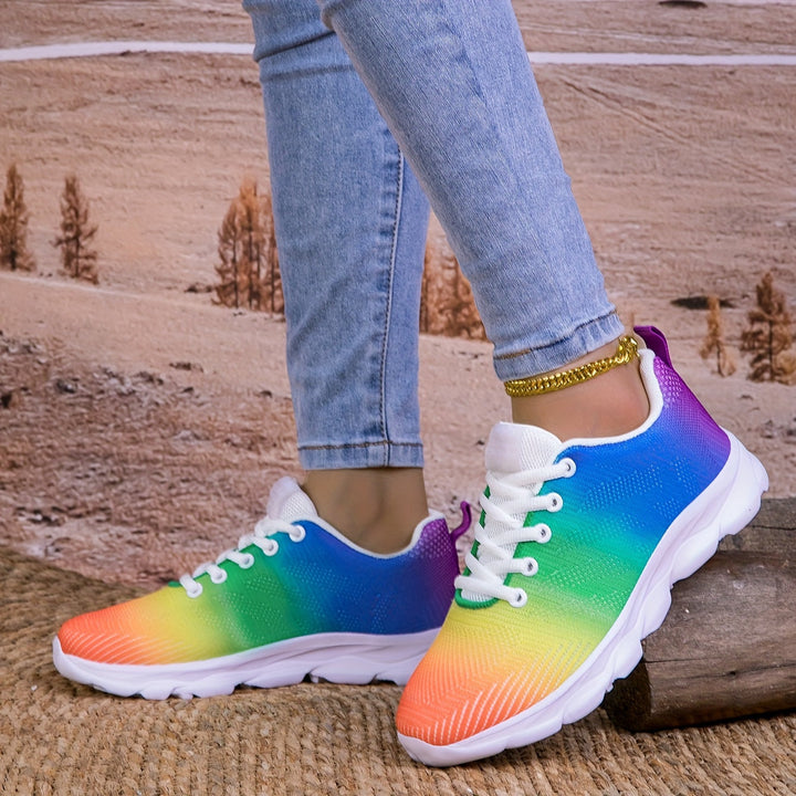 Mirla | Andningsbara Stickade Damsneakers-Eva Jonsson