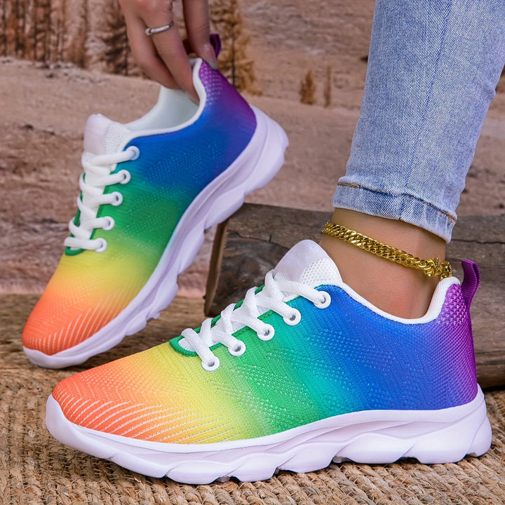 Mirla | Andningsbara Stickade Damsneakers-Eva Jonsson