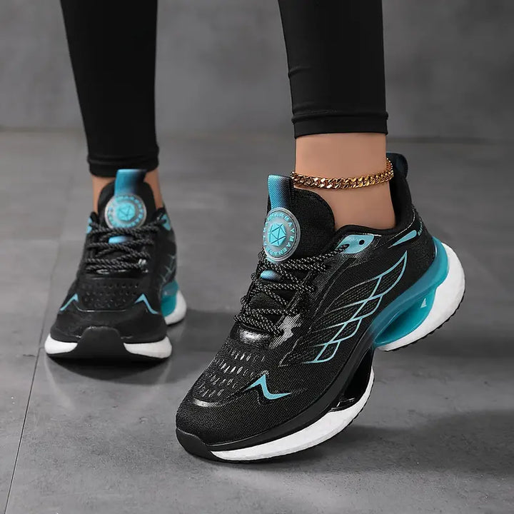 Mirla | Andningsbara Vattentåliga Platå Sneakers i Mesh-Eva Jonsson