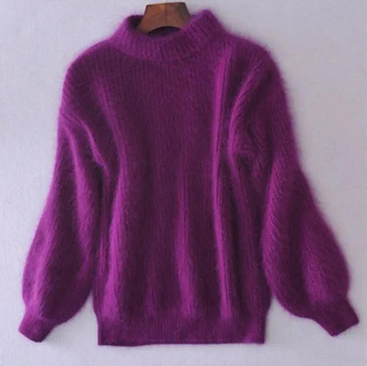Mirla | Angora Sweater - Lättstickad tröja dam-Eva Jonsson