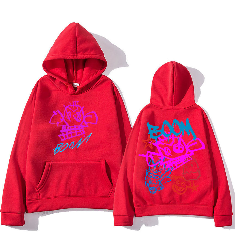 Mirla | Arcane Jinx Cartoon Långärmad-Hoodie-Eva Jonsson