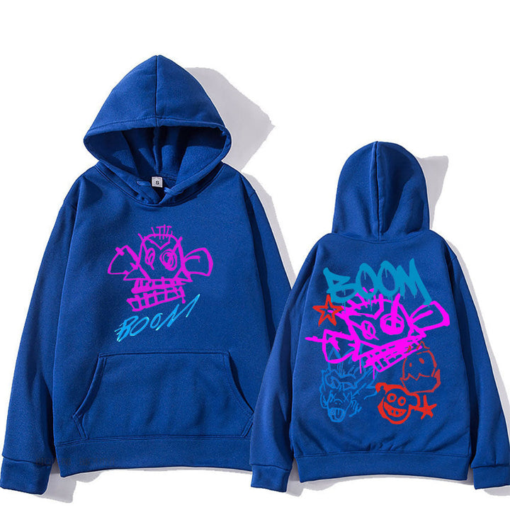 Mirla | Arcane Jinx Cartoon Långärmad-Hoodie-Eva Jonsson