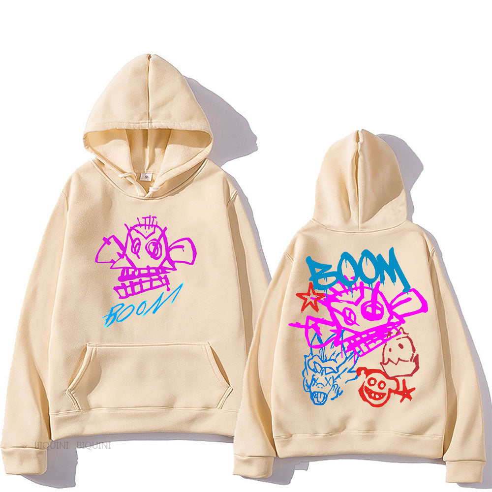Mirla | Arcane Jinx Cartoon Långärmad-Hoodie-Eva Jonsson
