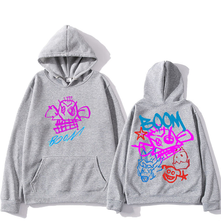 Mirla | Arcane Jinx Cartoon Långärmad-Hoodie-Eva Jonsson
