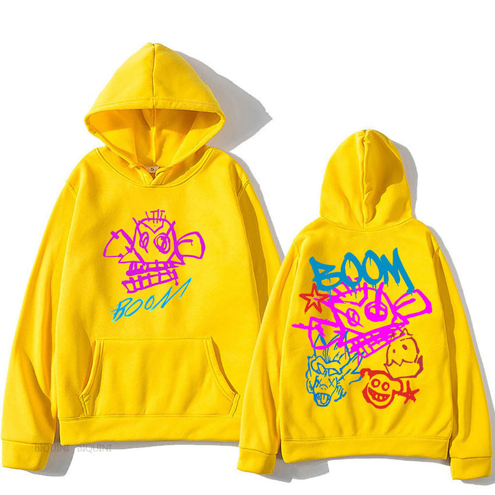 Mirla | Arcane Jinx Cartoon Långärmad-Hoodie-Eva Jonsson