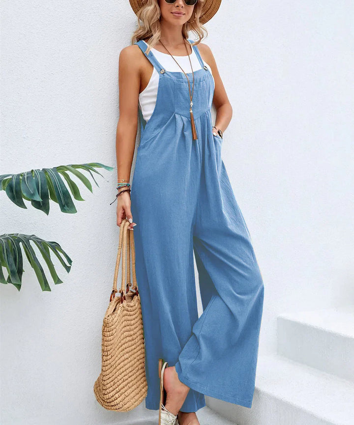 Mirla | Ärmlös Byxdress Lägga Jumpsuit-Eva Jonsson