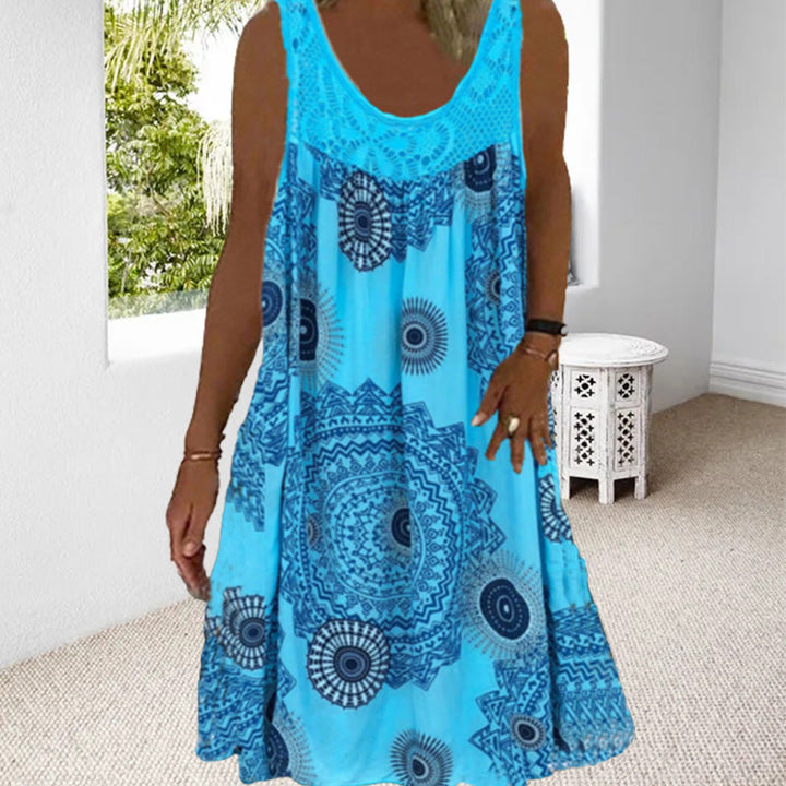 Mirla | Ärmlös Plus Size Sommardress-Eva Jonsson