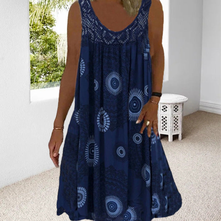 Mirla | Ärmlös Plus Size Sommardress-Eva Jonsson