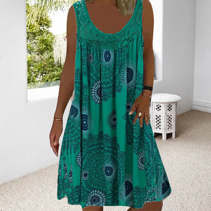 Mirla | Ärmlös Plus Size Sommardress-Eva Jonsson