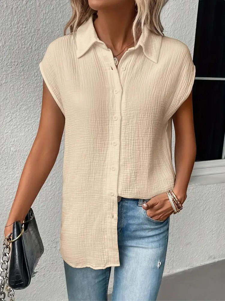 Mirla | Ärmlös blus för damer-Eva Jonsson