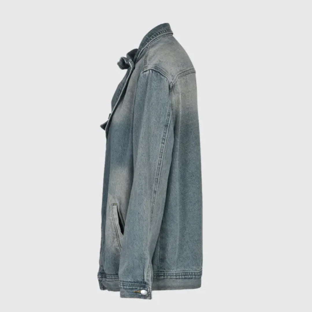 Mirla | Asymmetrisk Jeansjacka-Eva Jonsson