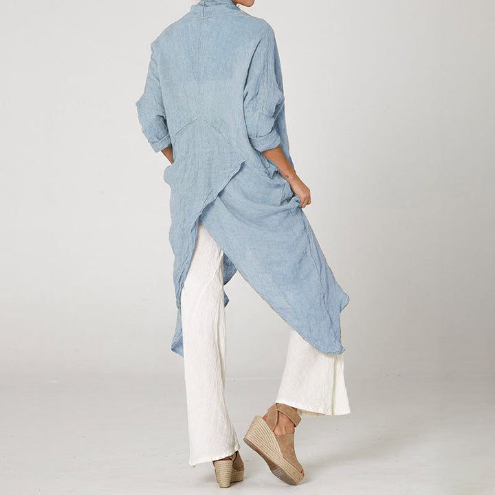 Mirla | Asymmetrisk sommartunika-Eva Jonsson