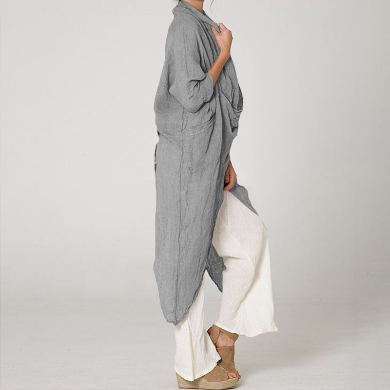 Mirla | Asymmetrisk sommartunika-Eva Jonsson
