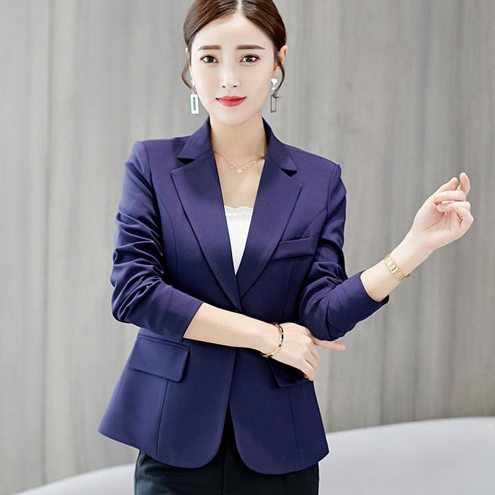 Mirla | Avslappnad Fickor Kort Blazer-Eva Jonsson