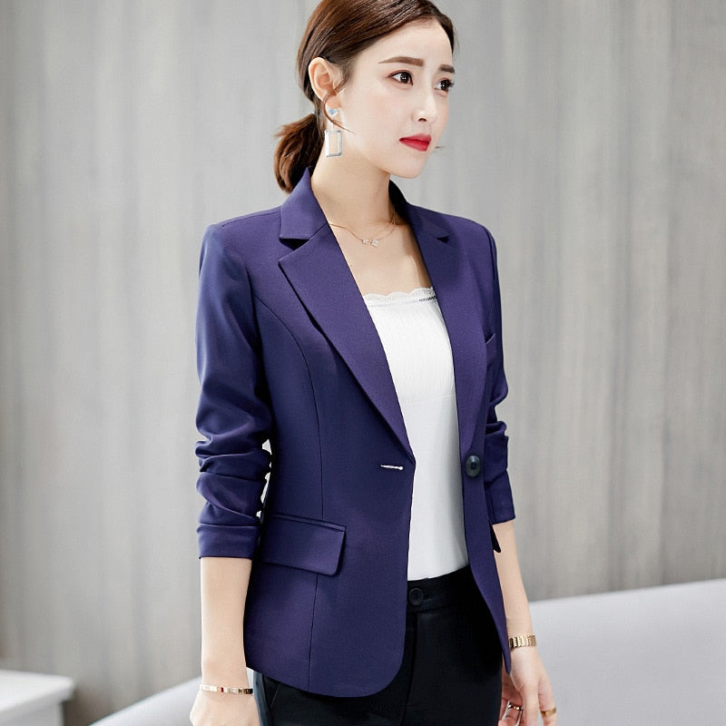 Mirla | Avslappnad Fickor Kort Blazer-Eva Jonsson