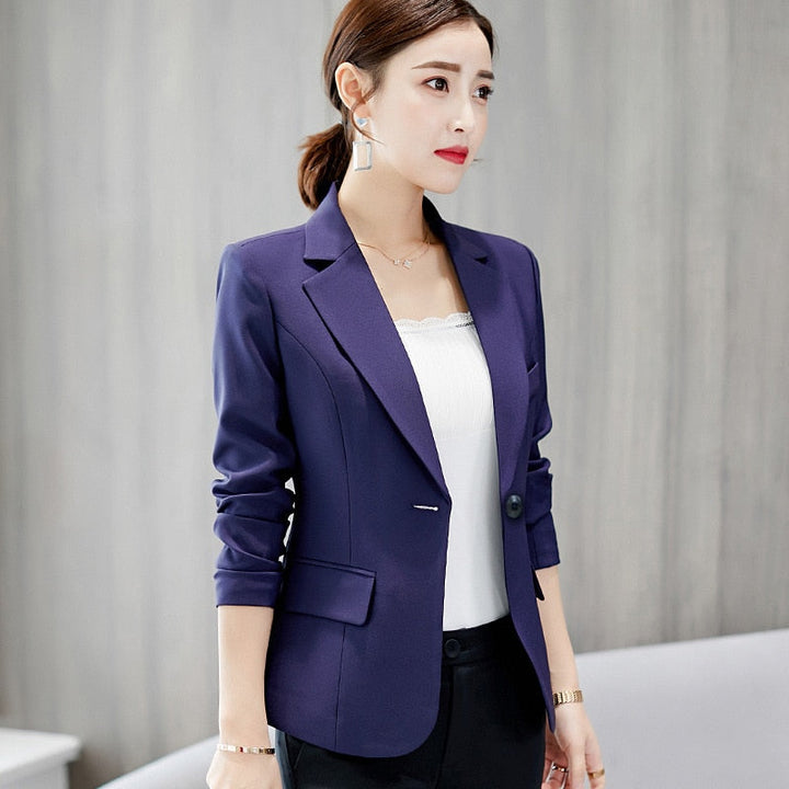 Mirla | Avslappnad Fickor Kort Blazer-Eva Jonsson